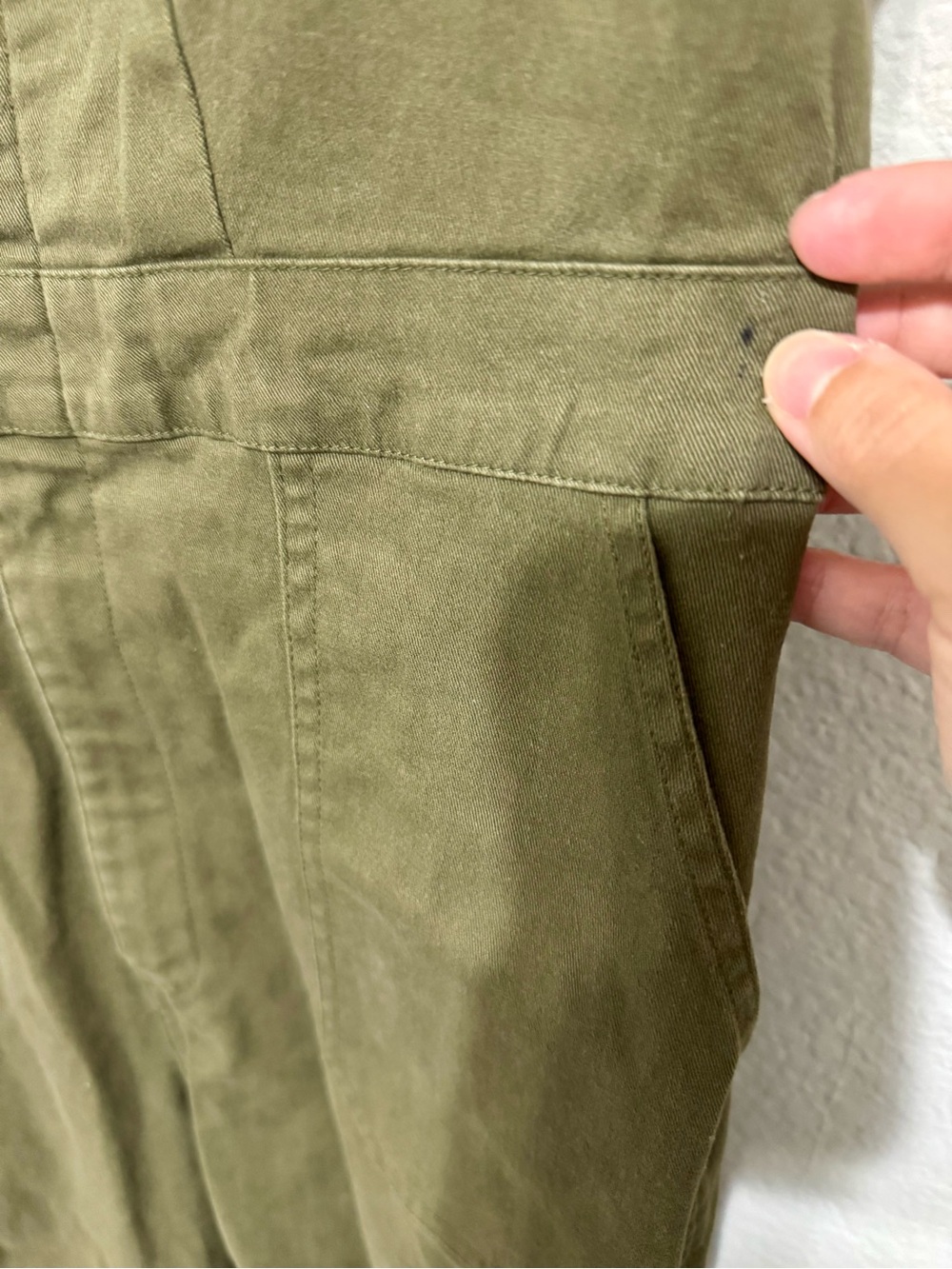 ATWYLD Pit Crew Jumpsuit Olive Green Coverall Style Short Sleeve Women's Size S - Picture 9 of 9